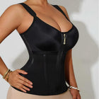 Womens Front-Zip Underbust Tummy-Control Shapewear