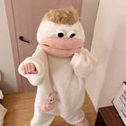 Thick Fleece Big Mouth Onesie Pajamas