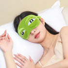 3D Sad Frog Travel Eye Mask