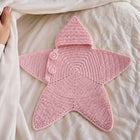 Newborn Starfish Hooded Romper | Crochet Baby Sleeping Bag