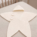 Newborn Starfish Hooded Romper | Crochet Baby Sleeping Bag